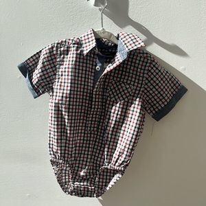 Boys dress shirt bodysuit